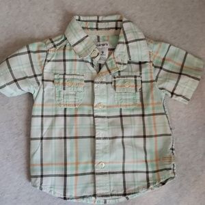 Baby Collared Button Down Short Sleeve